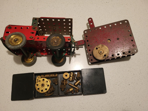 Vintage meccano clockwork - vintage,