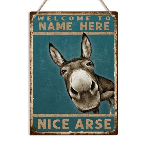 Personalised nice arse donkey - personalised,