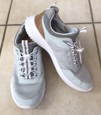Womens Sz 5 Trainers  Graceland Casual Walking Comfort Light Grey Easy Fasten