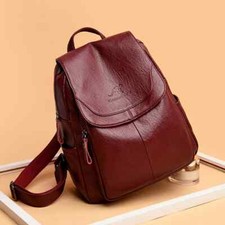 Ladies PU Leather Backpack