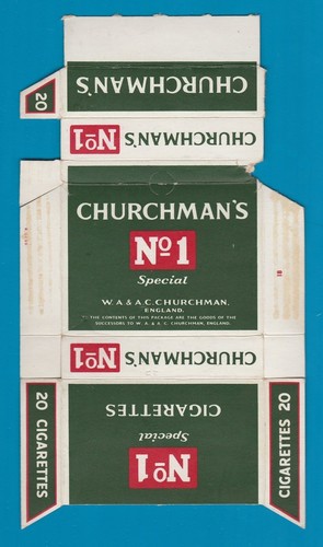 Old empty cigarette packet - empty,
