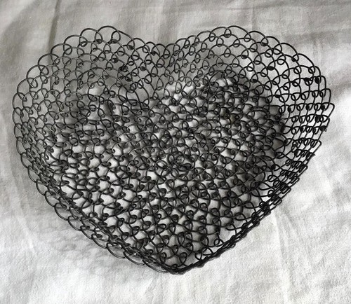Heart shaped woven - heart, wire