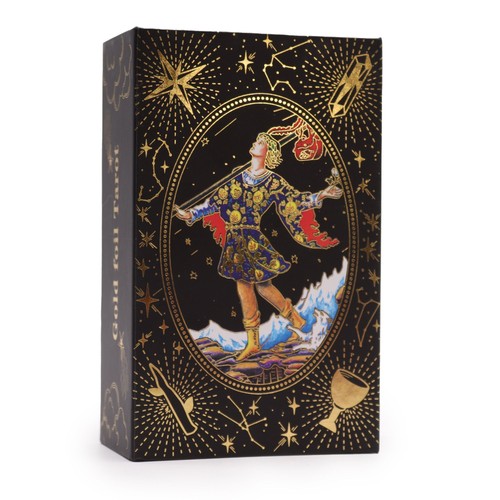 Gold foil tarot card - foil,