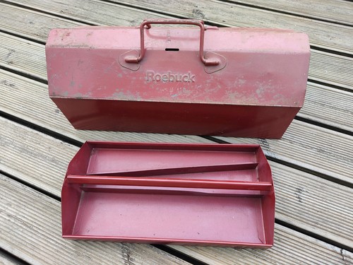Vintage roebuck red - red, metal