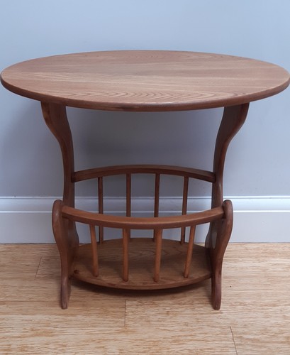 Rustic scandinavian side table - side,