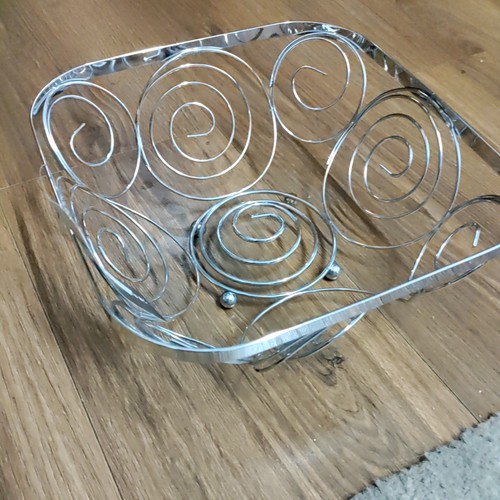 Chrome round wire - round, bowl