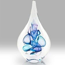 Nobile Glassware Smokey Blue Paperweight Crystal l 3013-25