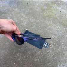 Men’s Vintage 2000s Oakleys - Purple half jacket sunglasses