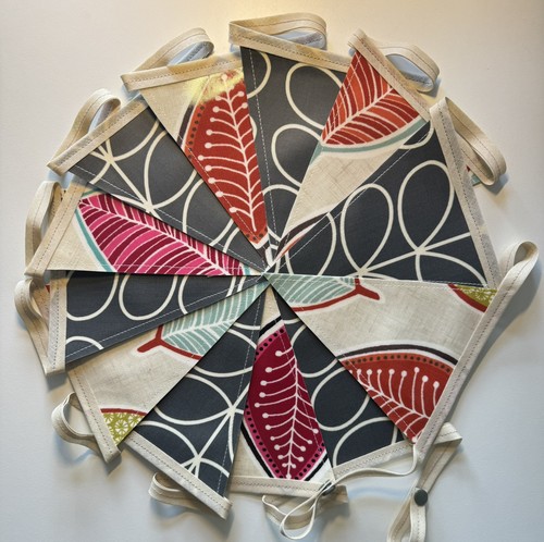 Handmade oilcloth bunting - oilcloth,