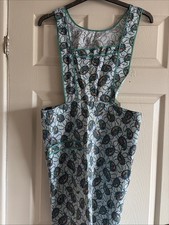 Vintage Floral Blue Green