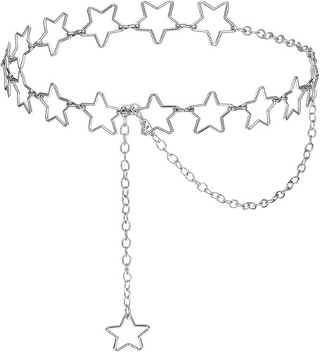 Star waist chain belt - waist,