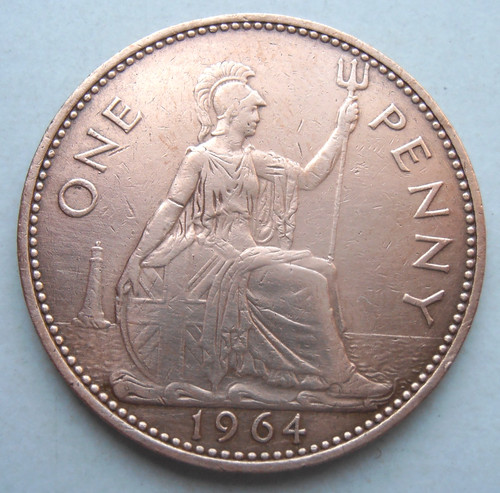 1964 penny highly polished - penny,