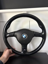 BMW E36 3 Series Sport M TECHNIC  Mtec 2 370mm steering wheel Black Leather