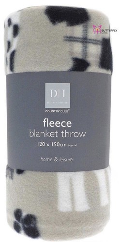 Picnic fleece throw blanket - picnic,