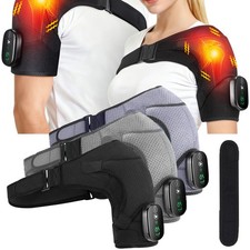 Electric Heated Shoulder Brace Massager Rotator Cuff Support Compression Wrap UK