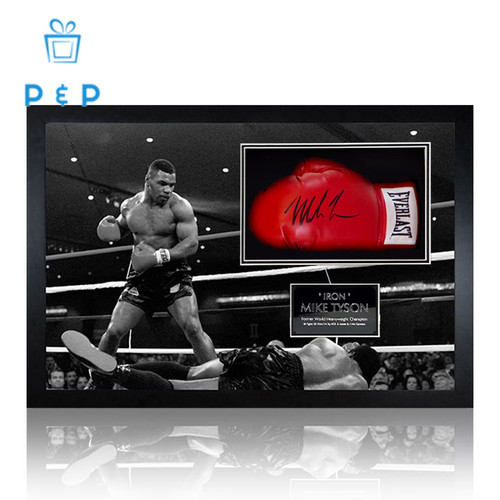 Mike tyson signed - mike, framed