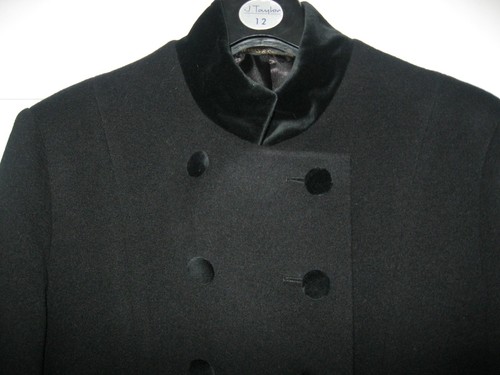 Vintage black wool - m&s,