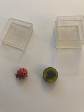 late 1960s vintage small ladybird with magnet and original plastic box