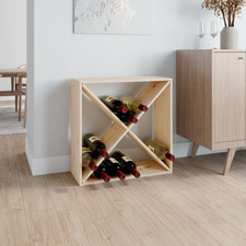 Wine Cabinet Solid Pine Wood