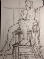 Vintage Group of 4 Female Nude