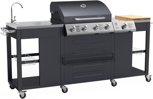 Outdoor barbecue kitchen bbq - barbecue, 4
