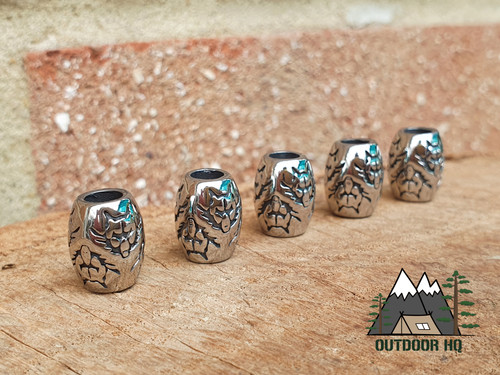 Wolf barrel paracord - paracord, bead