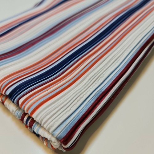 Multicolour stripe pleated - stripe,