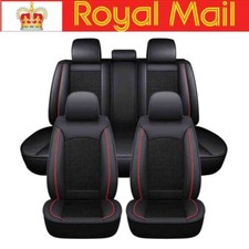 Full Set Car Seat Covers Deluxe Padded PU Cushion For VAUXHALL ASTRA CORSA ADAM