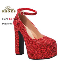 Women'S Pumps Platform Sequin