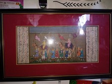 Indian mughal miniature - indian,