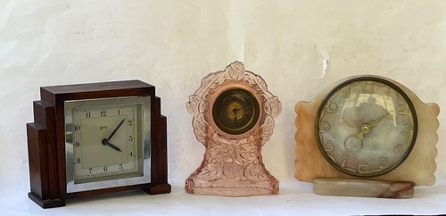 Art deco mantel clocks all - 3,