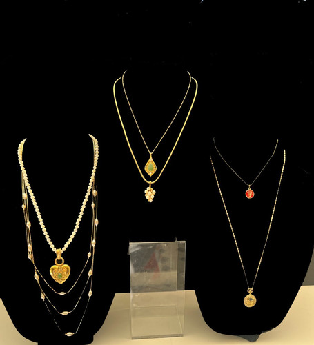 Vintage necklace lot - necklace, h