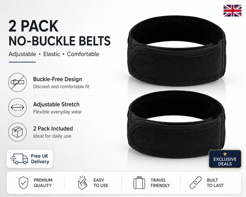Pack mens buckle elastic - mens, no
