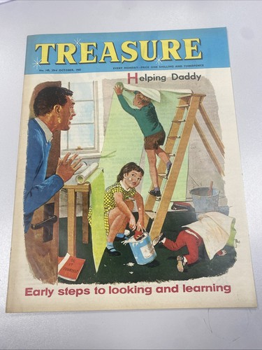 Treasure magazine old vintage - old,