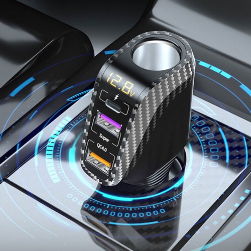 3port 100w car charger - 100w, pd