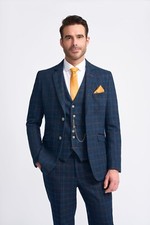 Mens  Cavani Cody Blue Check 3