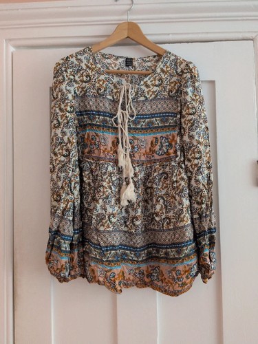 Shein smock multi blouse - , short