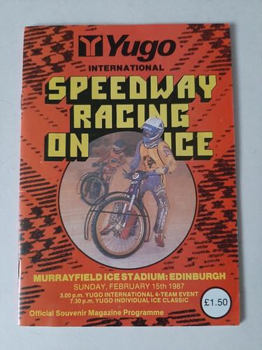 Speedway programme last ice - programme,