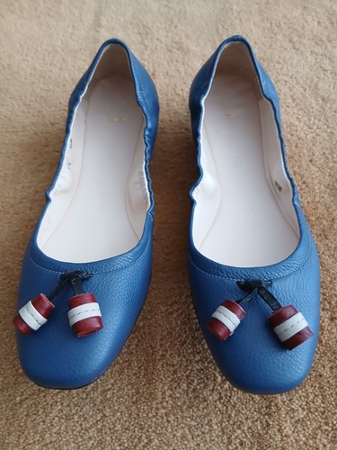 Bally blue flats - eu, 5)
