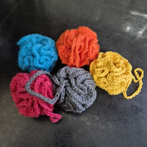 Handmade crochet bath shower - bath,