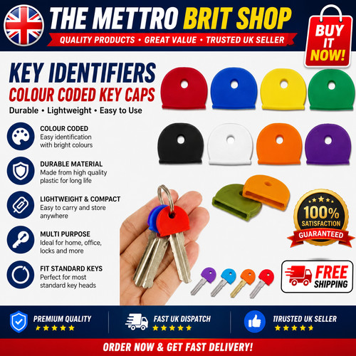 Key cap covers tag assorted - 10,