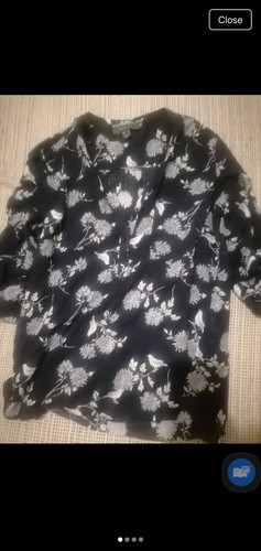 Women floral viscose blouse - women's,