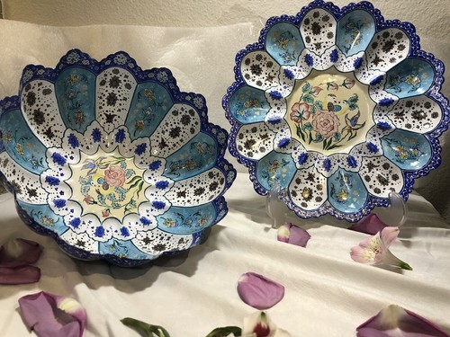 Persian enamel on - enamel, (minakari)
