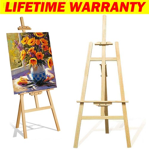 Folding wooden tripod easel - folding,