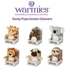 Warmies Dusty Pups Characters Soft Microfibre Device Screen Cleaner