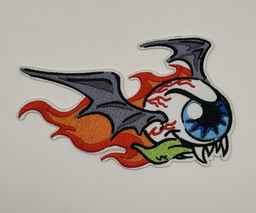 Flying eye ball embroidered - eye,