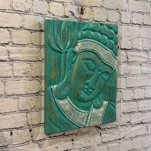 Wooden wood panel 40cm silver - wooden,