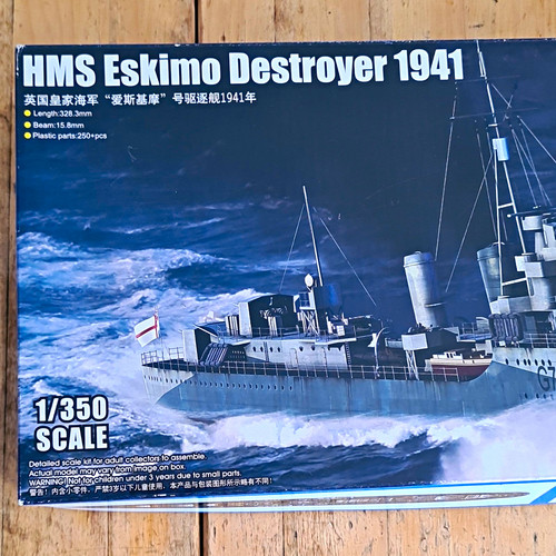 Trumpeter hms eskimo - hms, destroyer