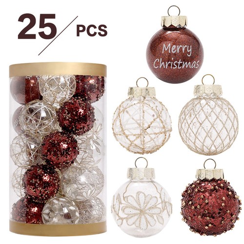 25x christmas ball ornaments - 25x,