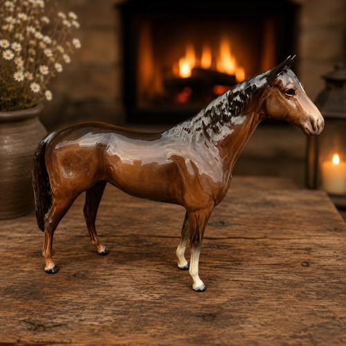Beswick rare hunter horse - rare,
